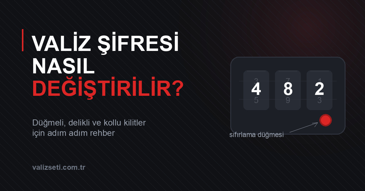 Valiz Şifresi Nasıl Değiştirilir?