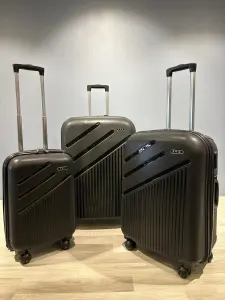 İvs Premium Uçak Valiz Seti - Siyah