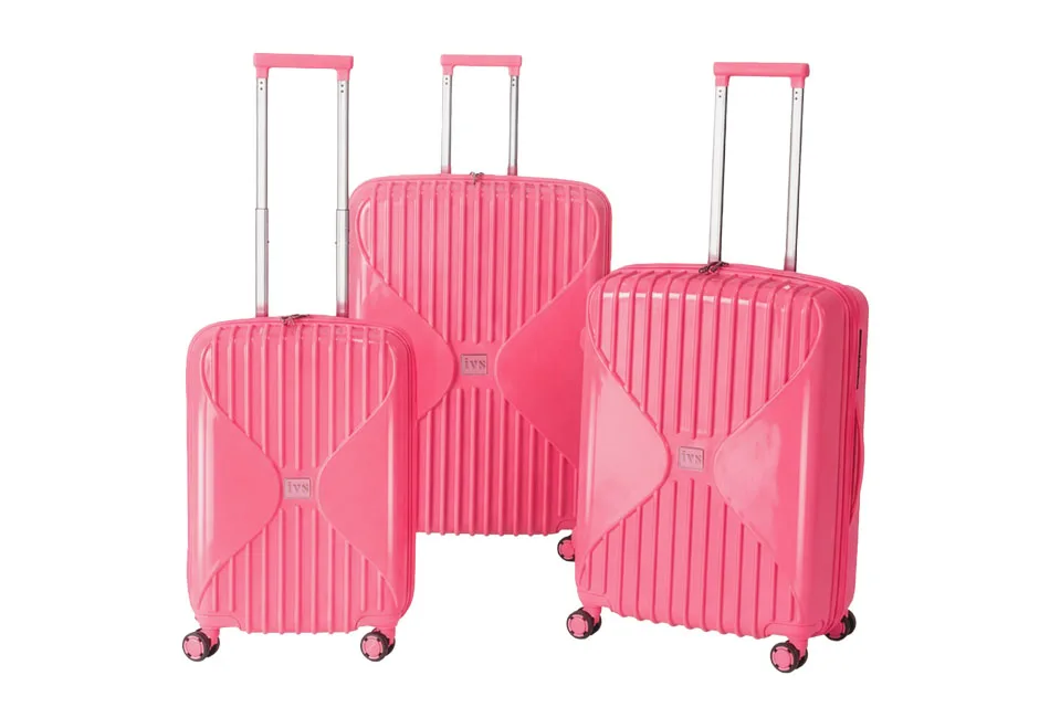 İvs Premium Kum Saati Valiz Seti - Pembe