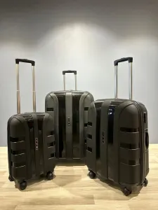 İvs Premium Klasik 3'lü Valiz Seti - Siyah