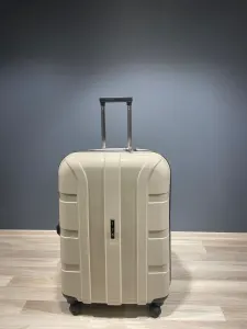 İvs Premium Klasik Orta Boy Valiz - Bej Siyah